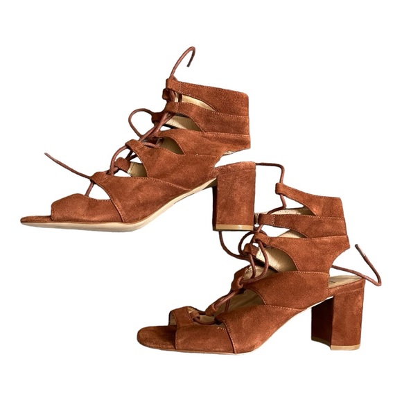 Nine West Gladiator sandal, block heel, size 7.5 - Picture 3 of 6